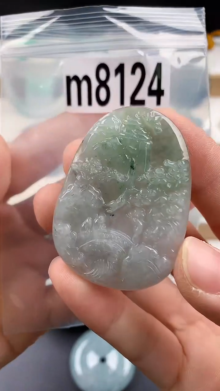 颈饰未镶嵌翡翠天然翡翠吊坠挂件