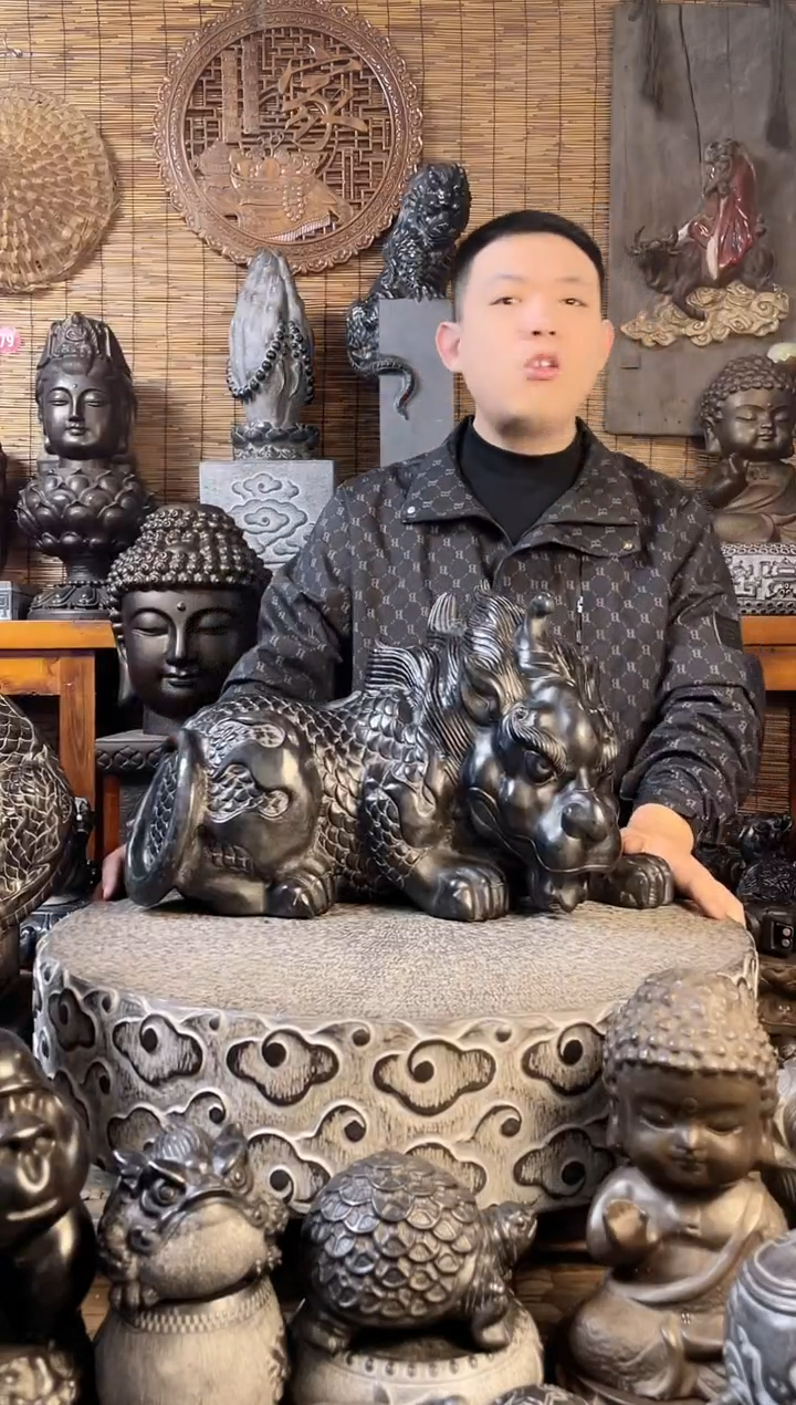 【闪购商品】52貔貅天然青石雕刻