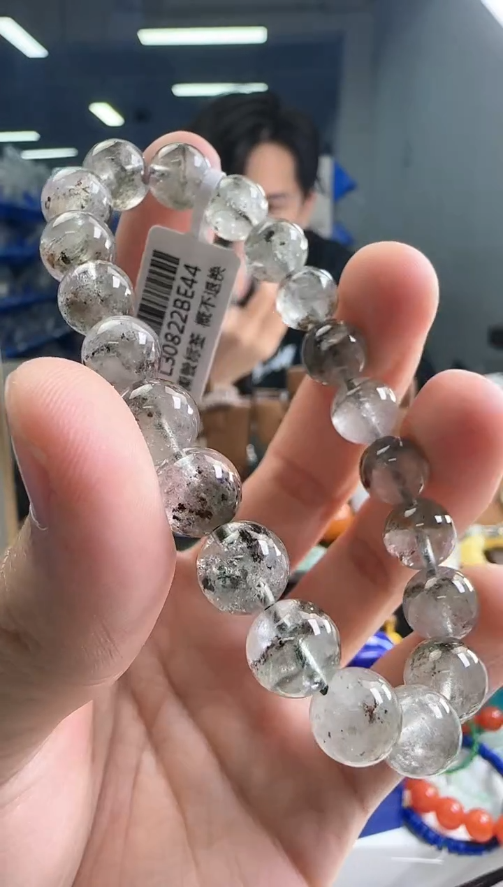 【闪购商品】烟晶手串银S925镶嵌水晶手串41