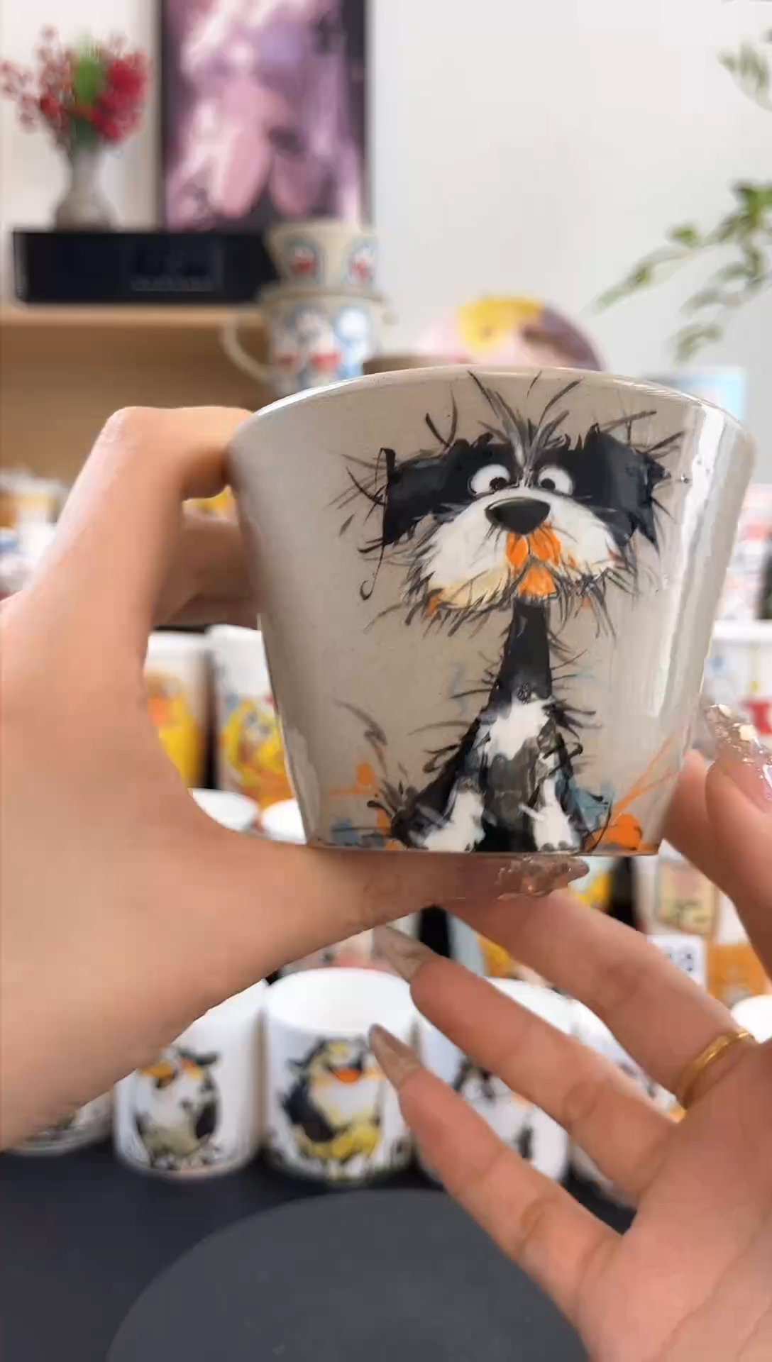 【闪购商品】摆件笙笙漫手工手绘小杯杯