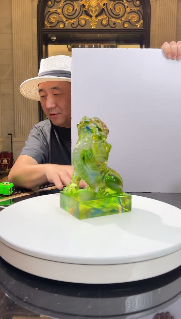 【闪购商品】摆件绿色绣球貔貅艺术摆件