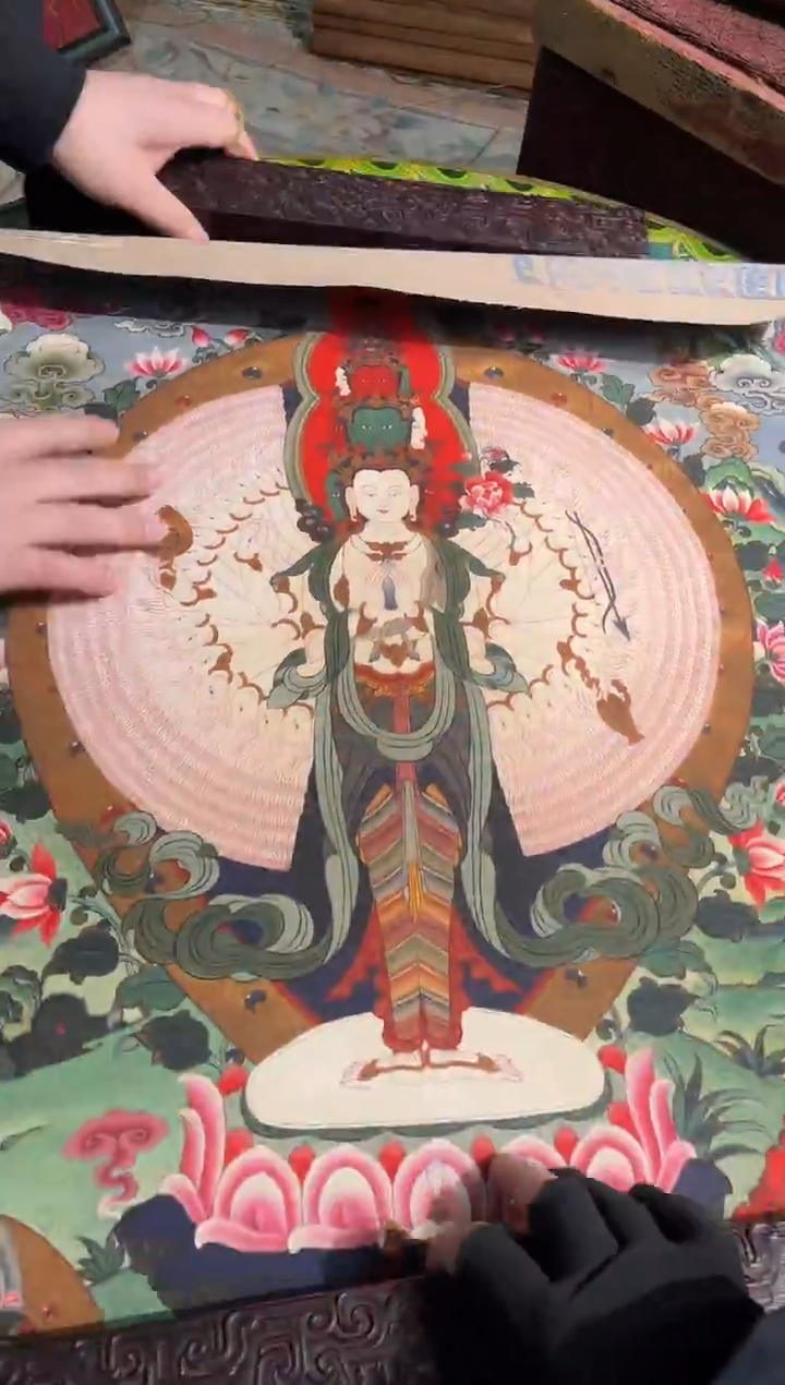 卷轴画路路的唐卡tk160