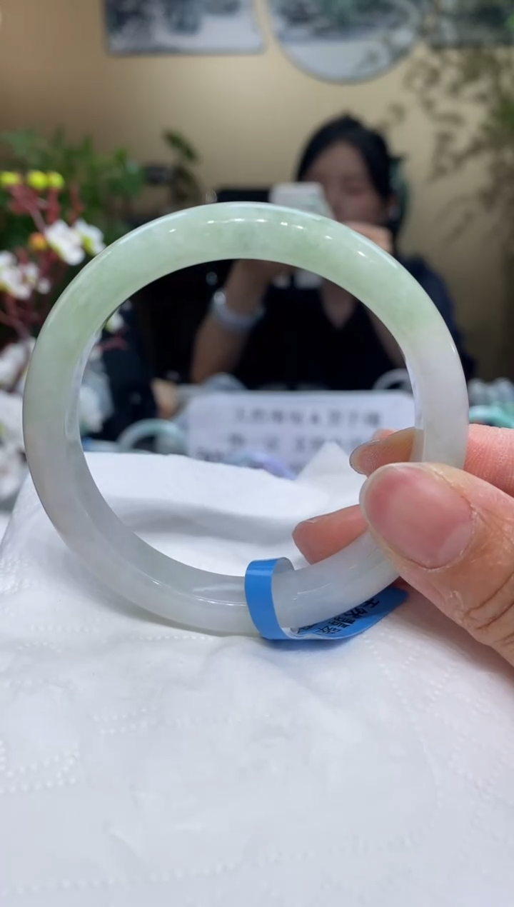 翡翠手镯未镶嵌翡翠55-56