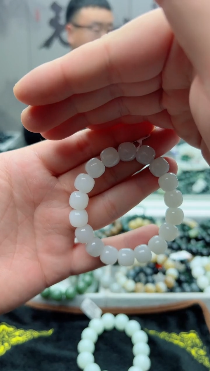 未镶嵌和田玉手串黑山12