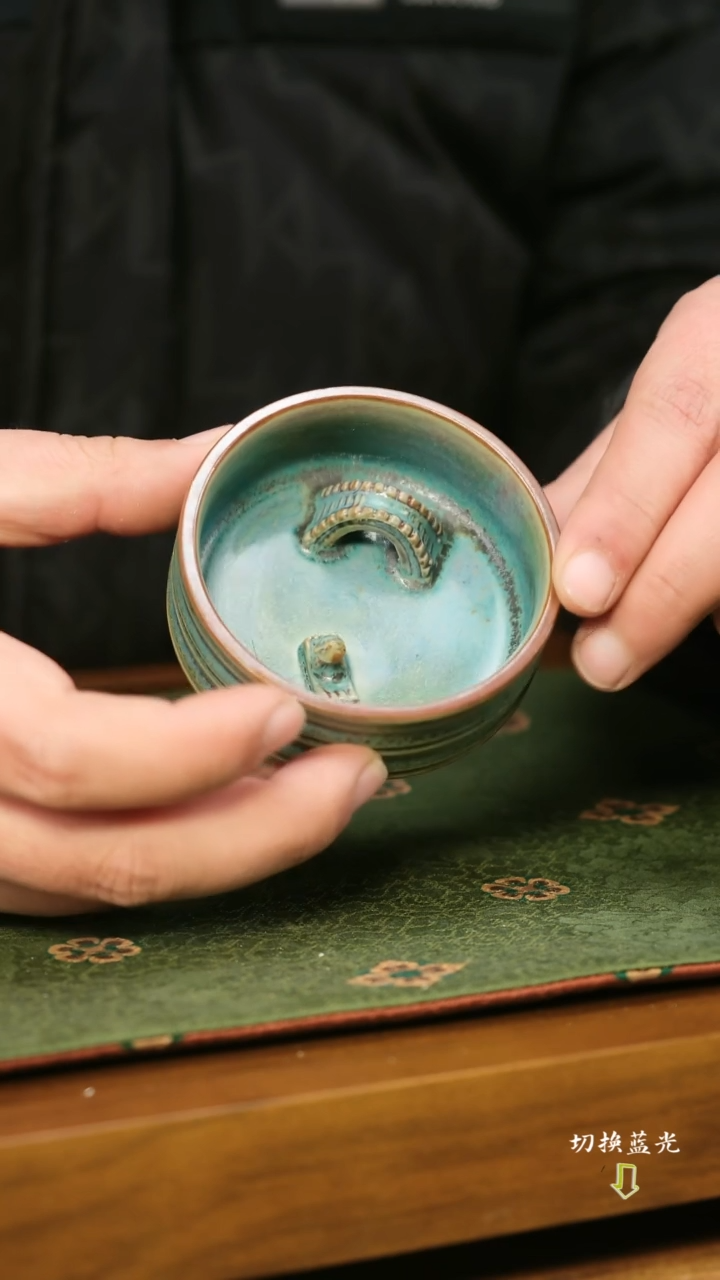 【闪购商品】侯堤  钧瓷主人杯 手拉胚手工精修