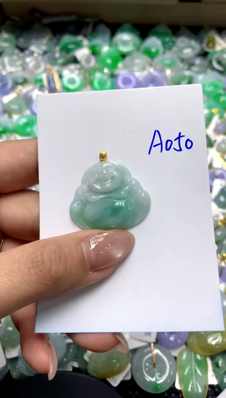 【闪购商品】翡翠颈饰18K金镶嵌111111111