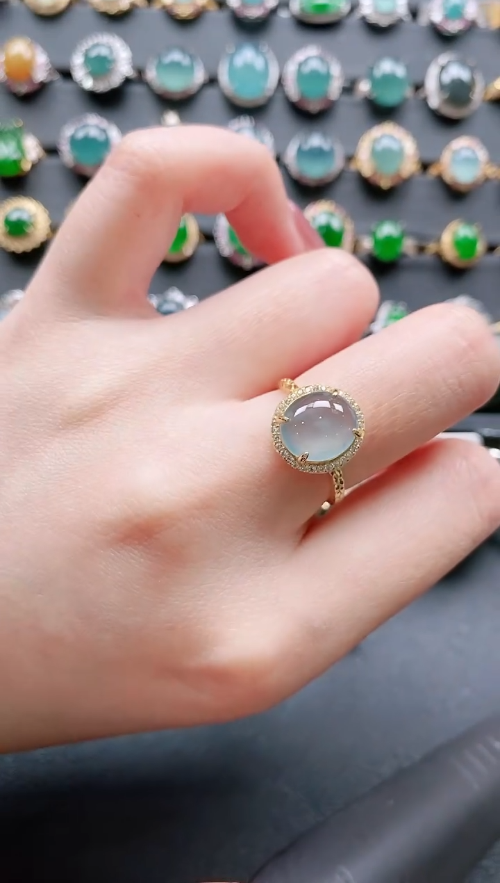 【闪购商品】翡翠戒指银S925镶嵌11111111