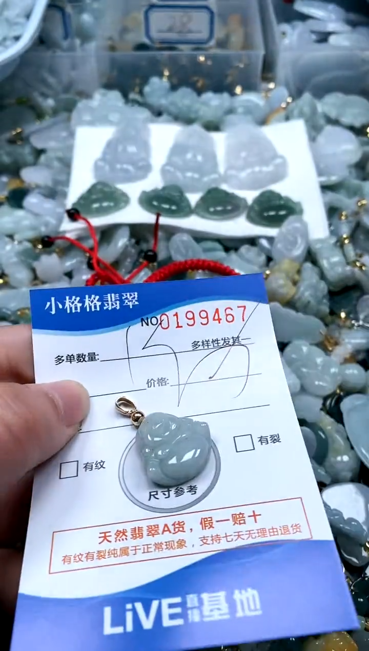【闪购商品】翡翠颈饰未镶嵌闪购商品0199467
