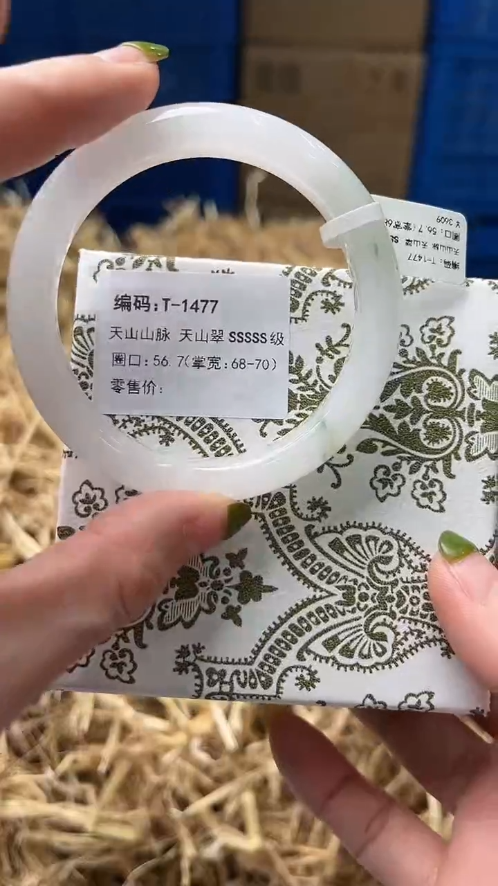 未镶嵌手镯石英质玉T1477