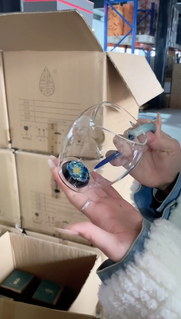 【闪购商品】遇器花语公道杯蓝色