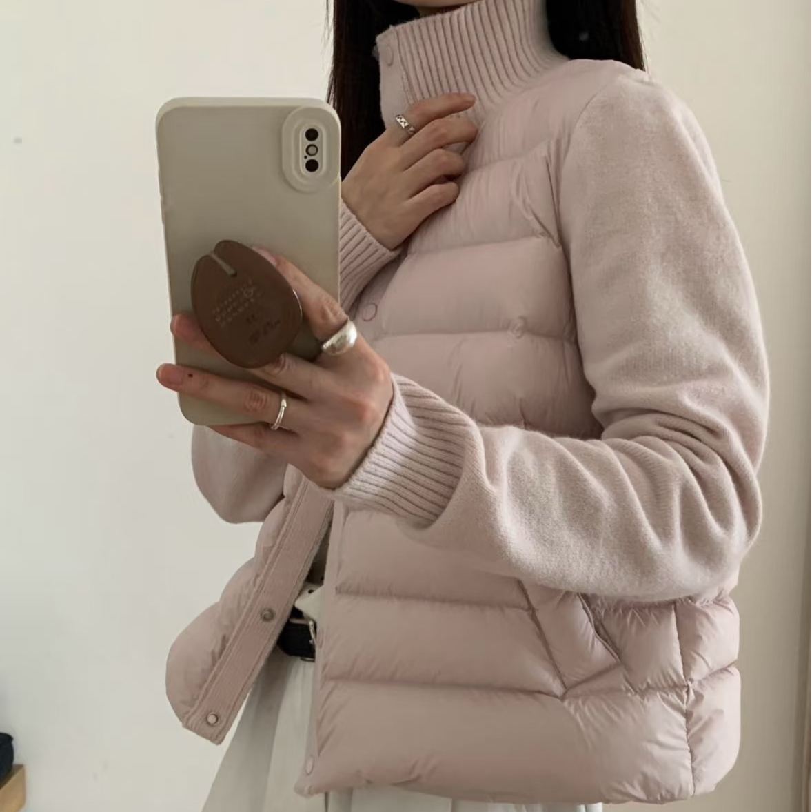 K451-K460《菈芙芙羽绒》韩版冬季羽绒90白鸭绒（1.3）