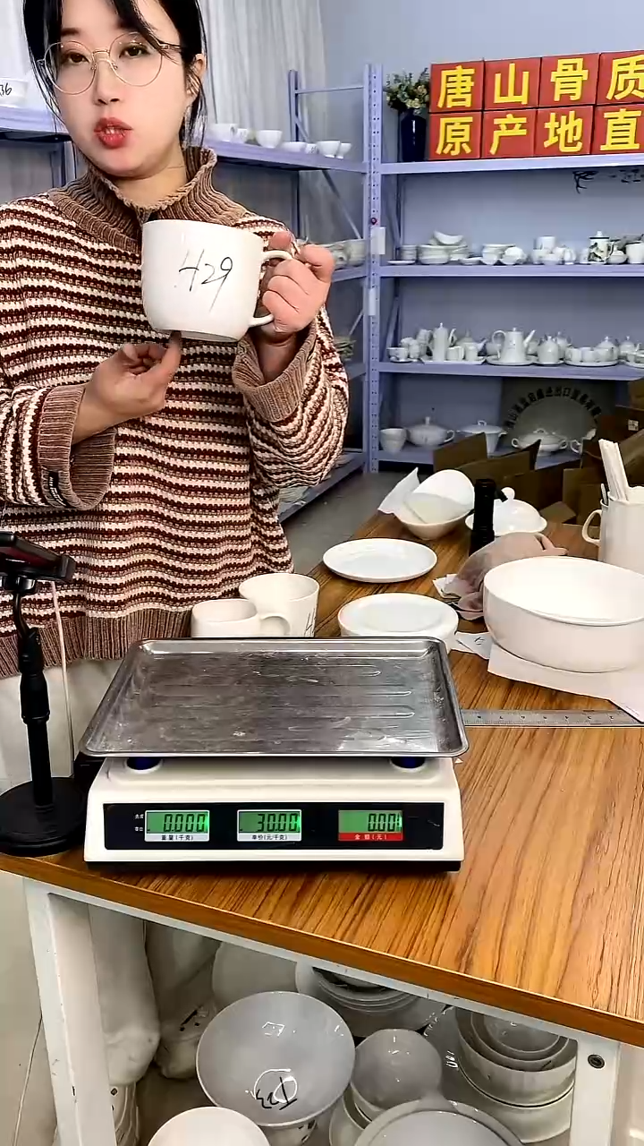 骨瓷嘉蓝骨质瓷----H29*2
