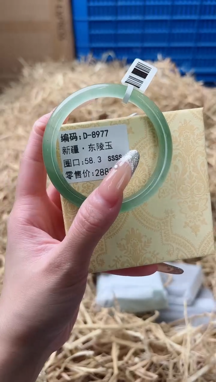 未镶嵌手镯石英质玉D-8977