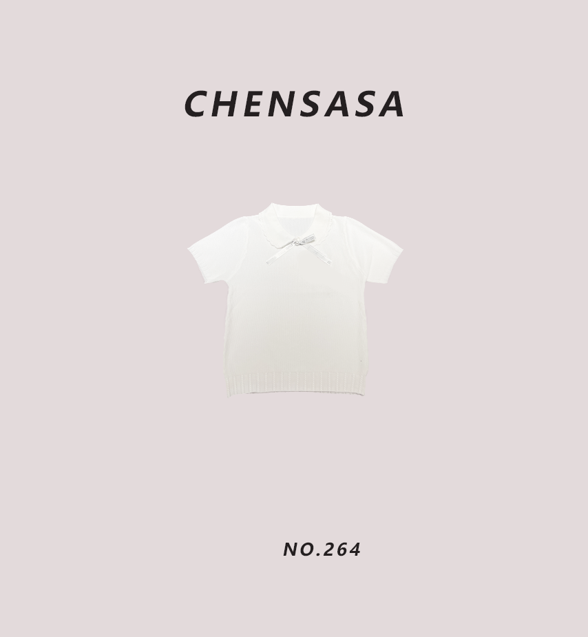 SASA·【264】夏款新款甜美千金气质法式上衣