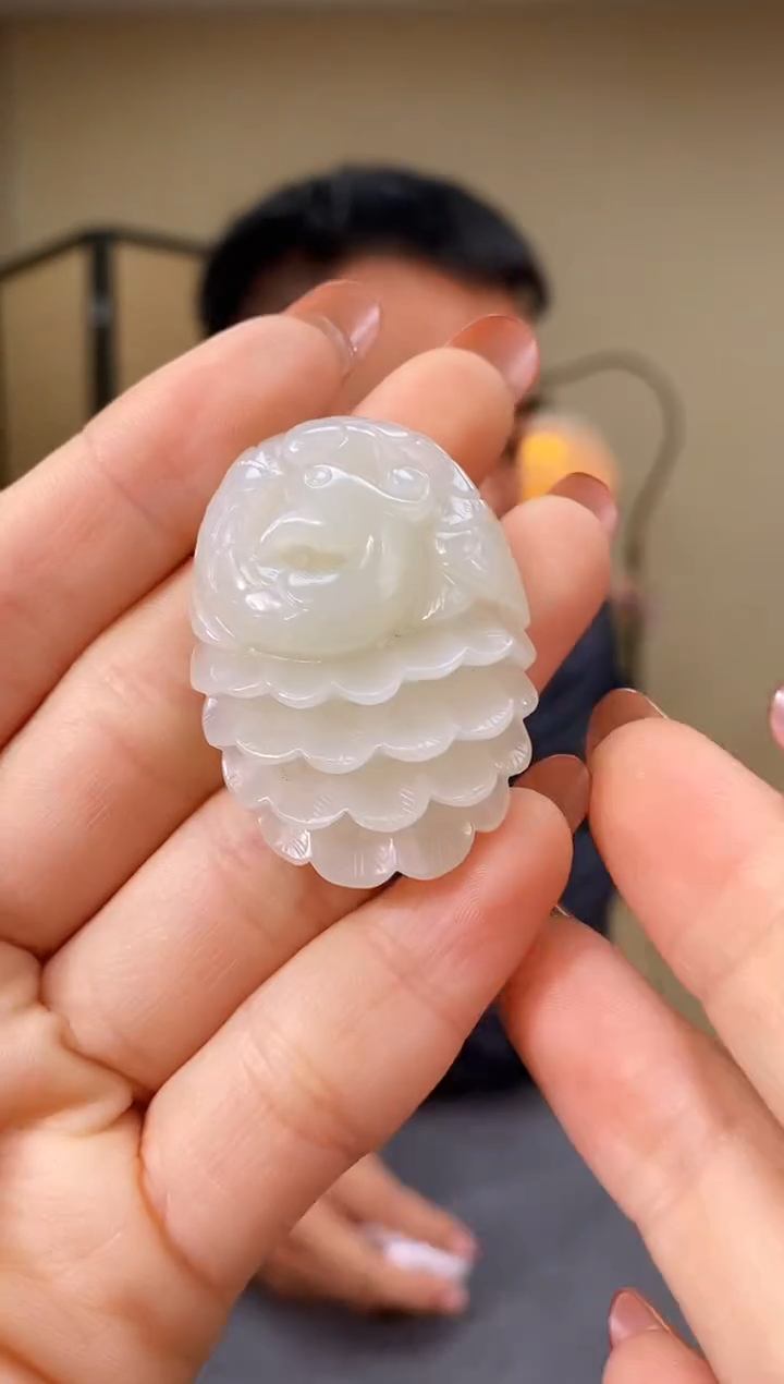 颈饰未镶嵌和田玉微瑕 yp