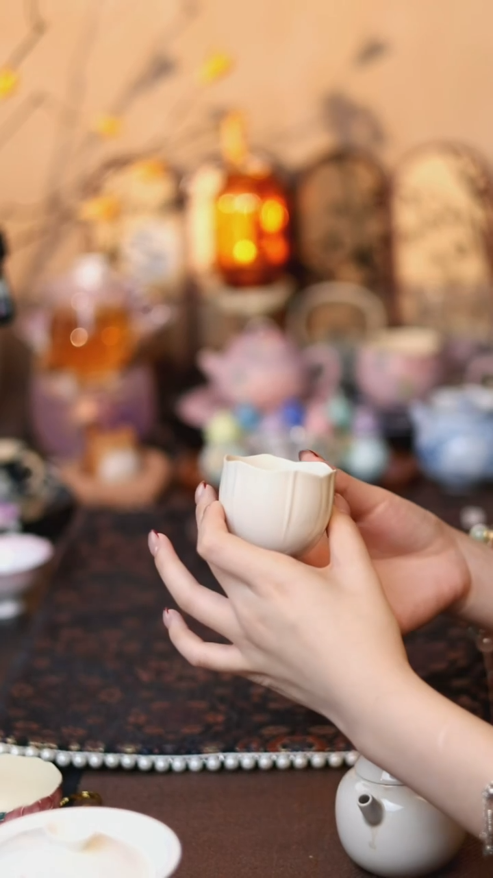 三柒草木灰花苞杯
