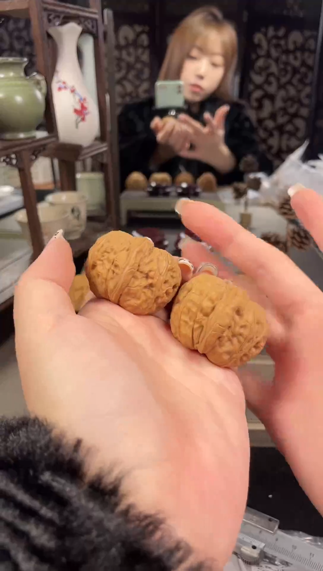 【闪购商品】文玩核桃把件平谷元宝42尺-8