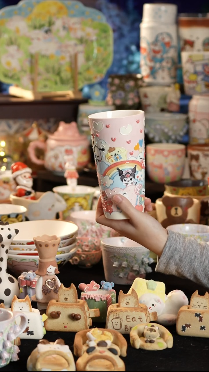 其他陶景德镇釉下彩手绘设计师款陶瓷