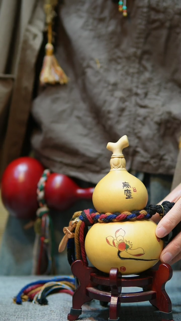 【闪购商品】51（福禄 ）天然葫芦（大漆款）