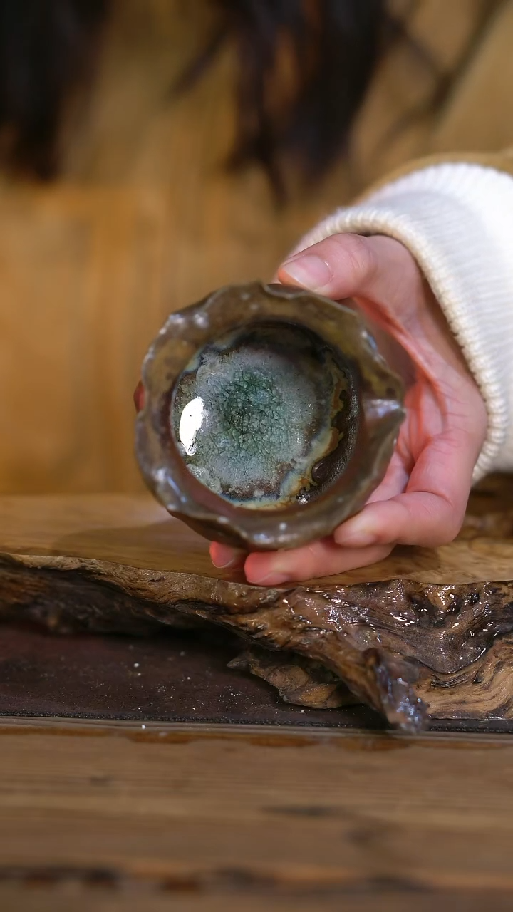 景德镇纯柴烧 手捏公道 56