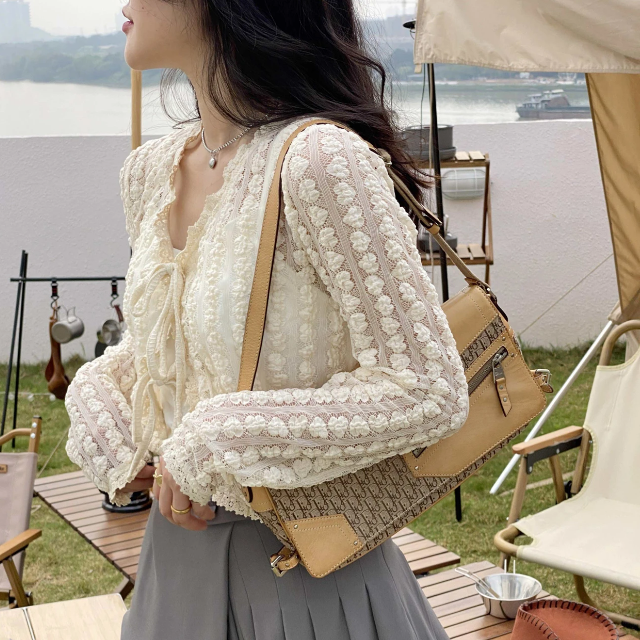 95新 DIOR/迪奥 中古老花腋下/98新/优选
