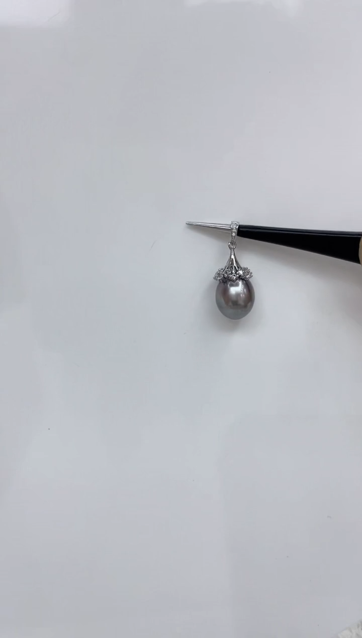 【闪购商品】海水珍珠颈饰银S925镶嵌海水珍珠吊坠