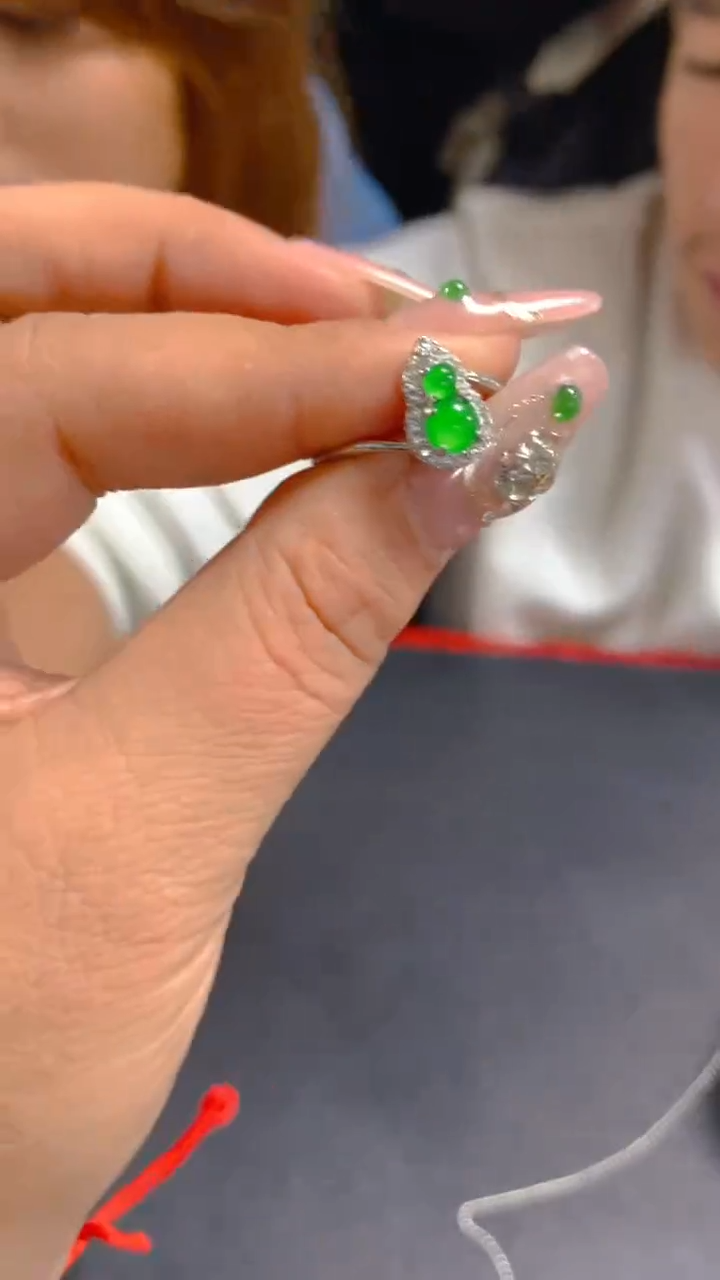 【闪购商品】翡翠戒指未镶嵌0749470970多样性发其一