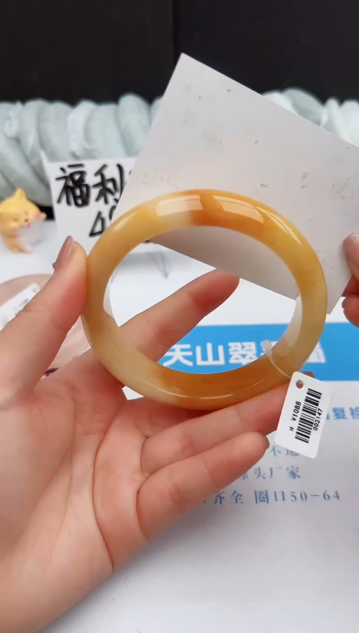 【闪购商品】石英质玉手镯未镶嵌195-H63.1