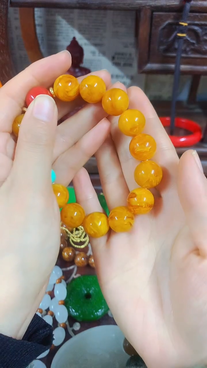 【闪购商品】蜜蜡手串未镶嵌主播推荐主播推荐