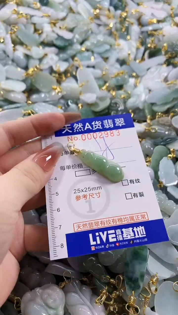 颈饰未镶嵌翡翠天然A货翡翠