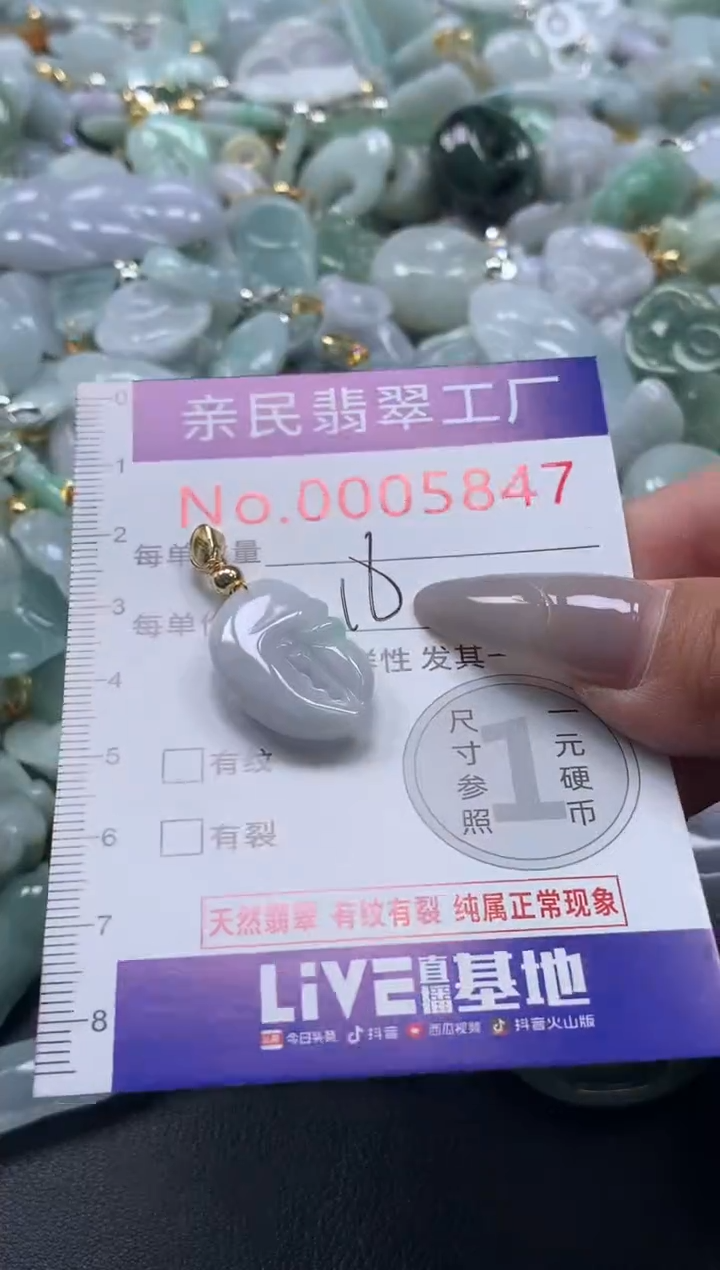 颈饰未镶嵌翡翠5847