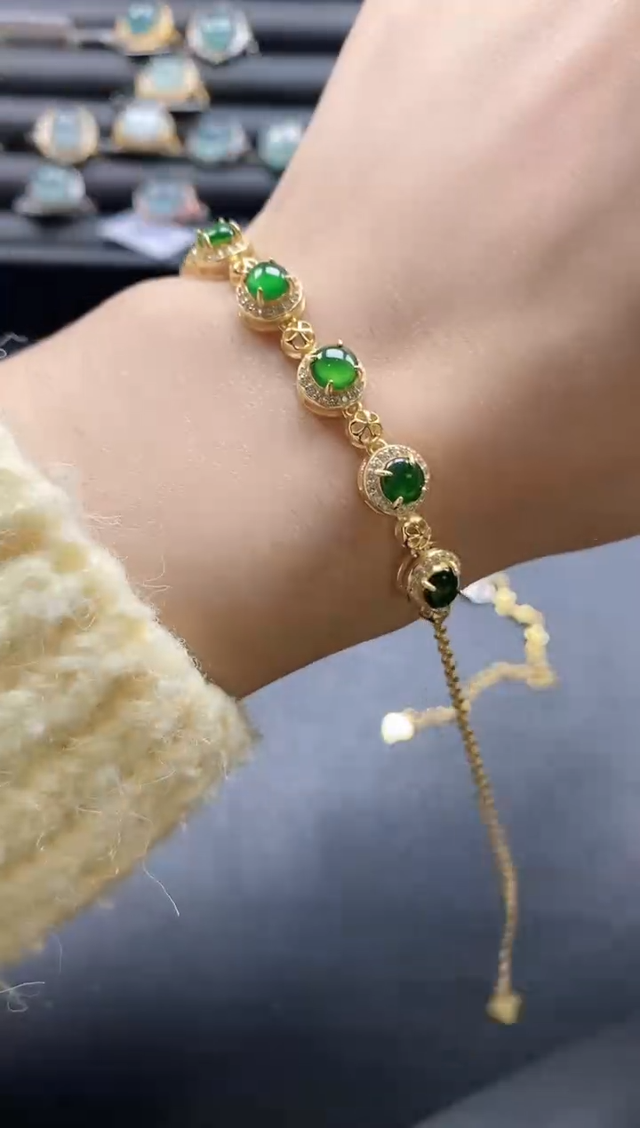 【闪购商品】翡翠戒指银S925镶嵌1111