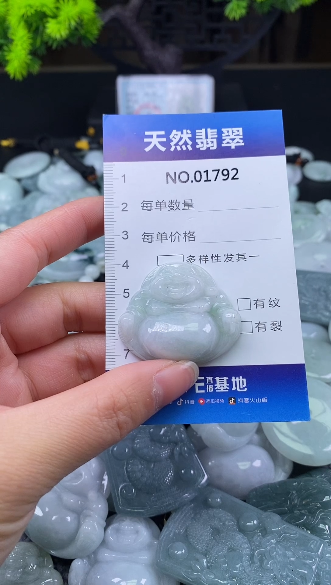 颈饰未镶嵌翡翠天然缅甸翡翠1792