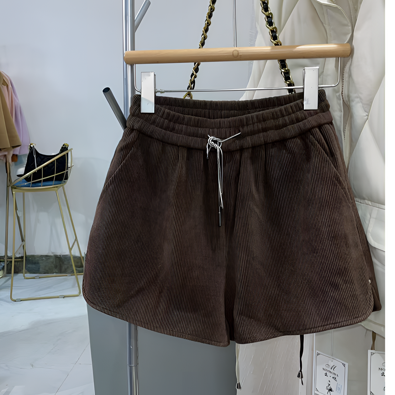 【玲子现货】999 美式灯秋冬短裤时尚百搭韩版