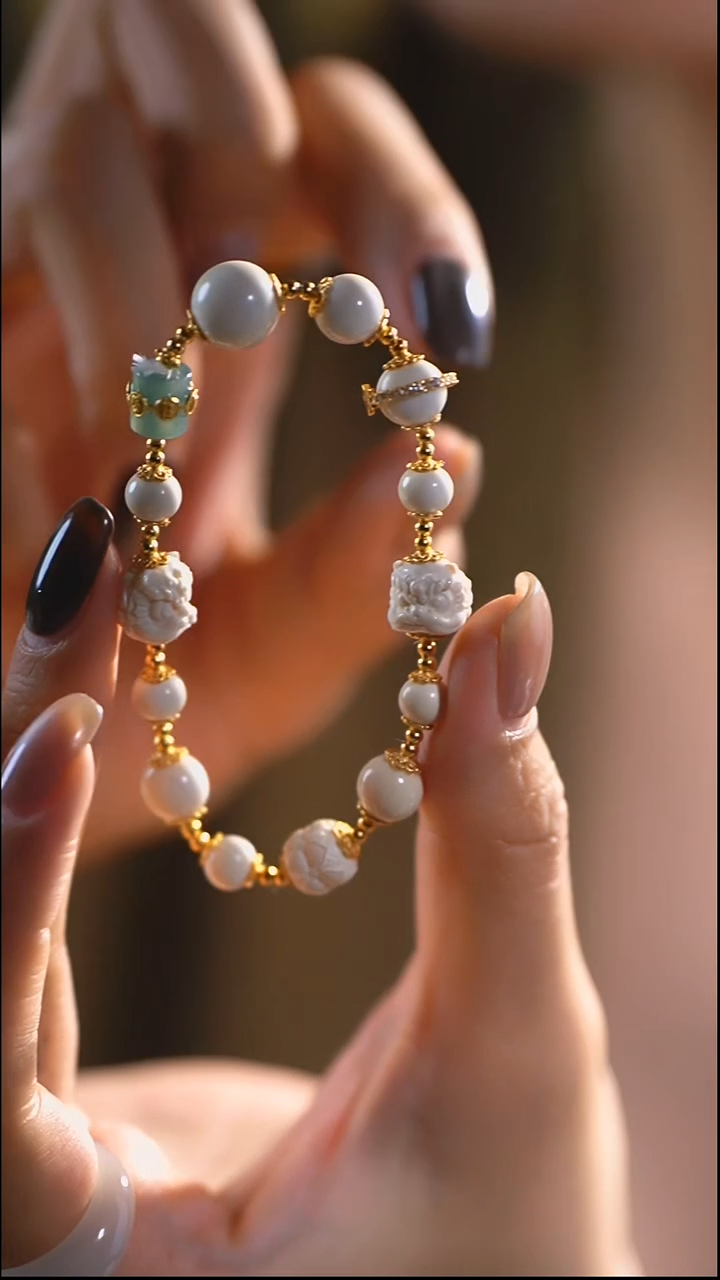 手串/手链/手镯猛犸象牙【虎虎生威】单圈