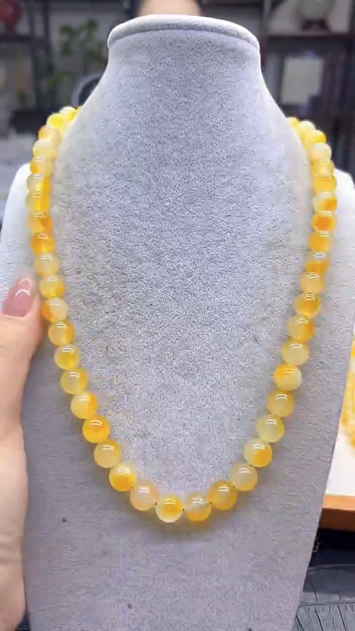 颈饰14K金镶嵌翡翠DIY款X812