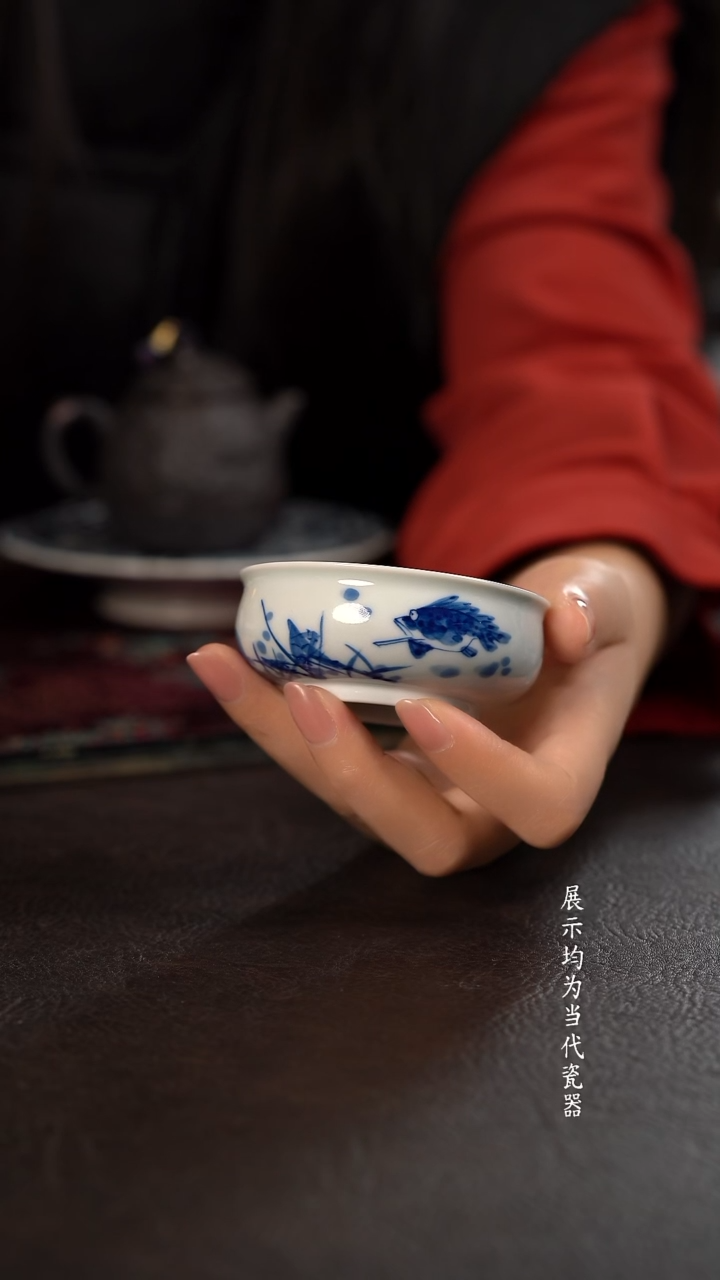 厚力煊鳜鱼荷花炉式杯 随机