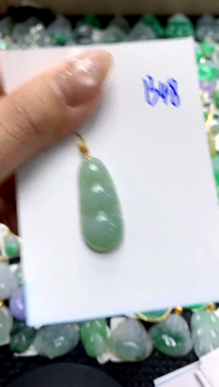 【闪购商品】翡翠颈饰18K金镶嵌1111111111111111