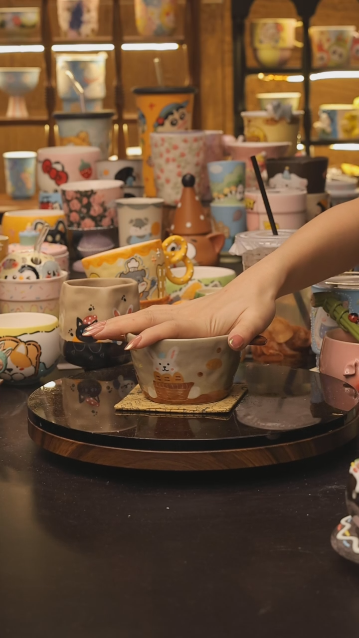 景德镇釉下彩绘设计师款式陶瓷