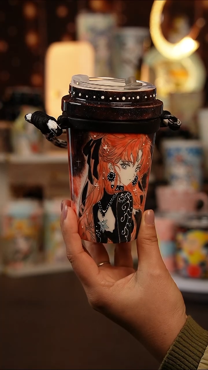 (玉泥）景德镇手工手绘文创陶瓷杯