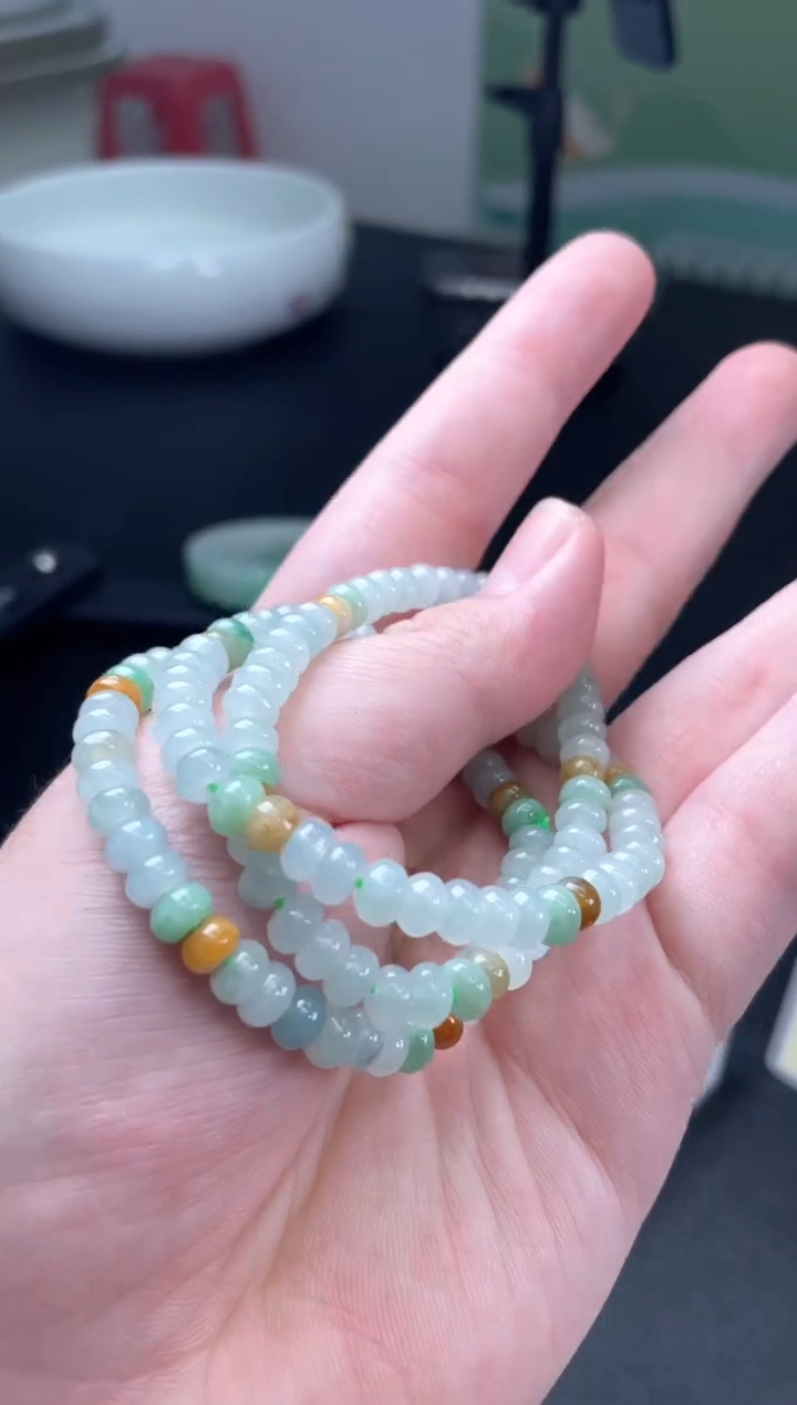 未镶嵌手串翡翠翡翠多宝手串多样性发一件