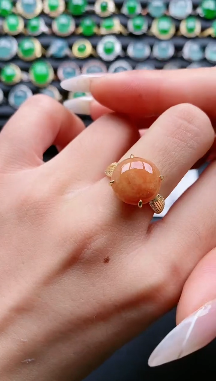 【闪购商品】翡翠戒指银S925镶嵌111111111