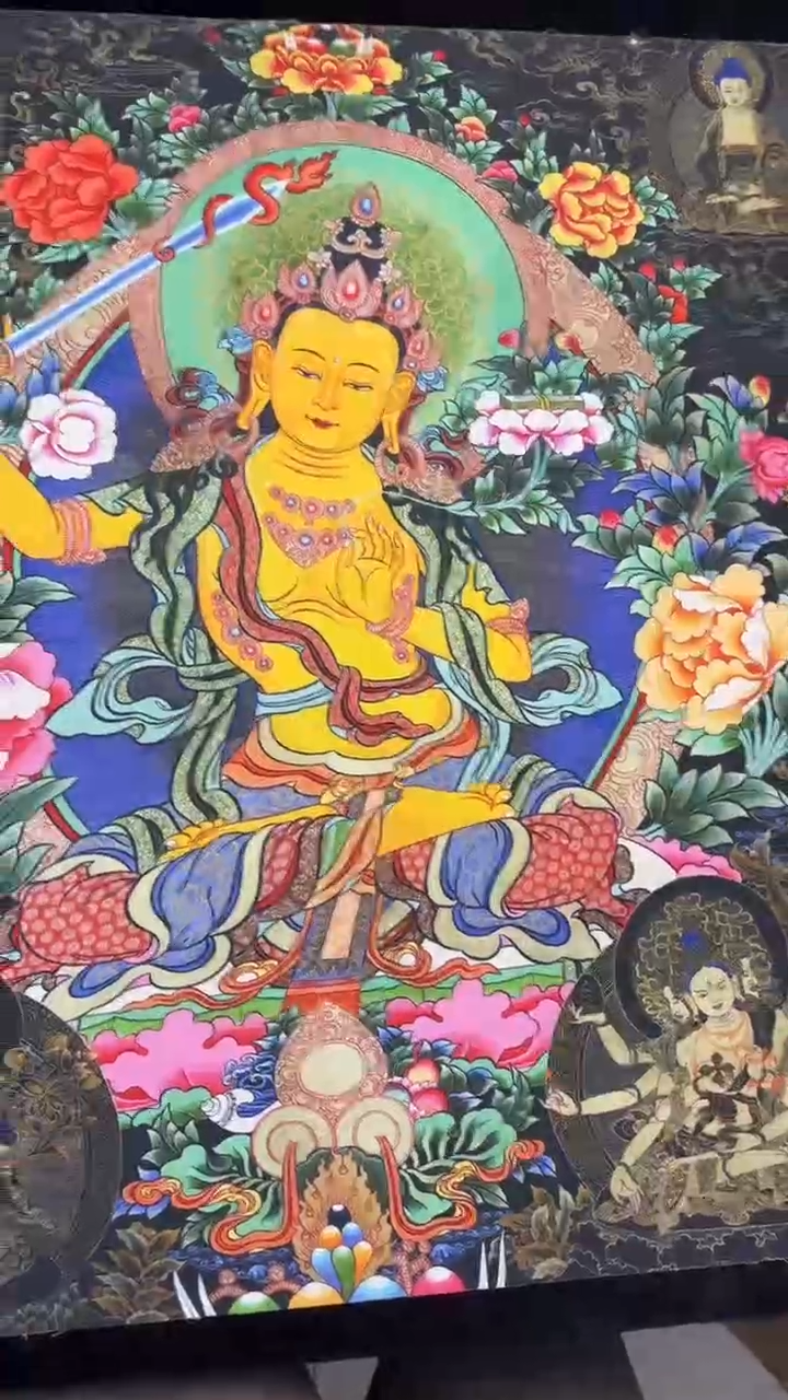 装裱画唐卡藏艺阁高端绘画作品TK16012