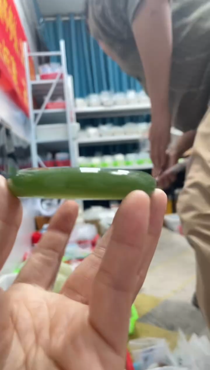 【闪购商品】和田玉颈饰未镶嵌A13且末蓝正圈54