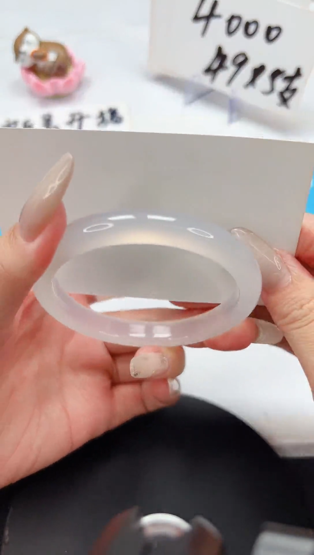 【闪购商品】石英质玉手镯未镶嵌A17158.2