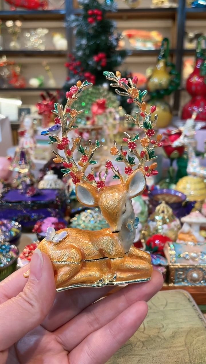 【闪购商品】 珐琅彩精致首饰盒