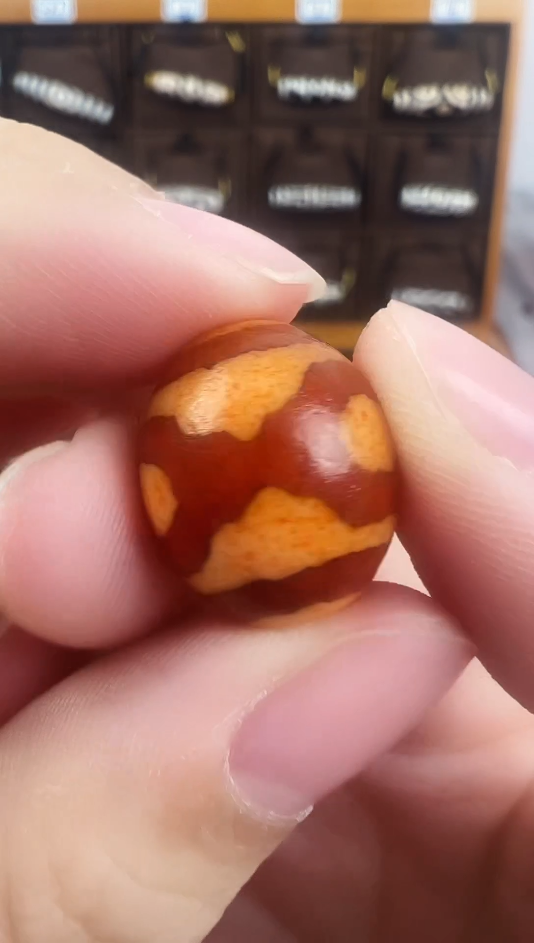 玛瑙/玉髓（覆膜）颈饰未镶嵌97.（微瑕）