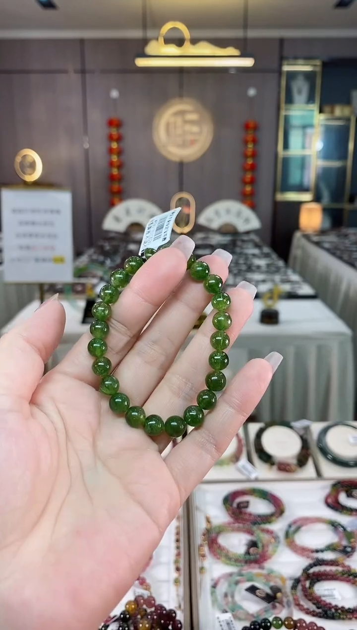 【闪购商品】碧玺单圈手串7mm+未镶嵌（多样性发一条）hon
