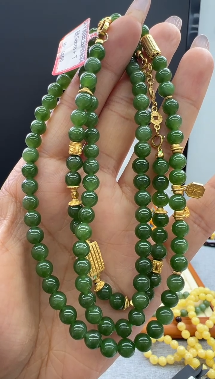 【闪购商品】和田玉（碧玉）颈饰未镶嵌361秒拍号