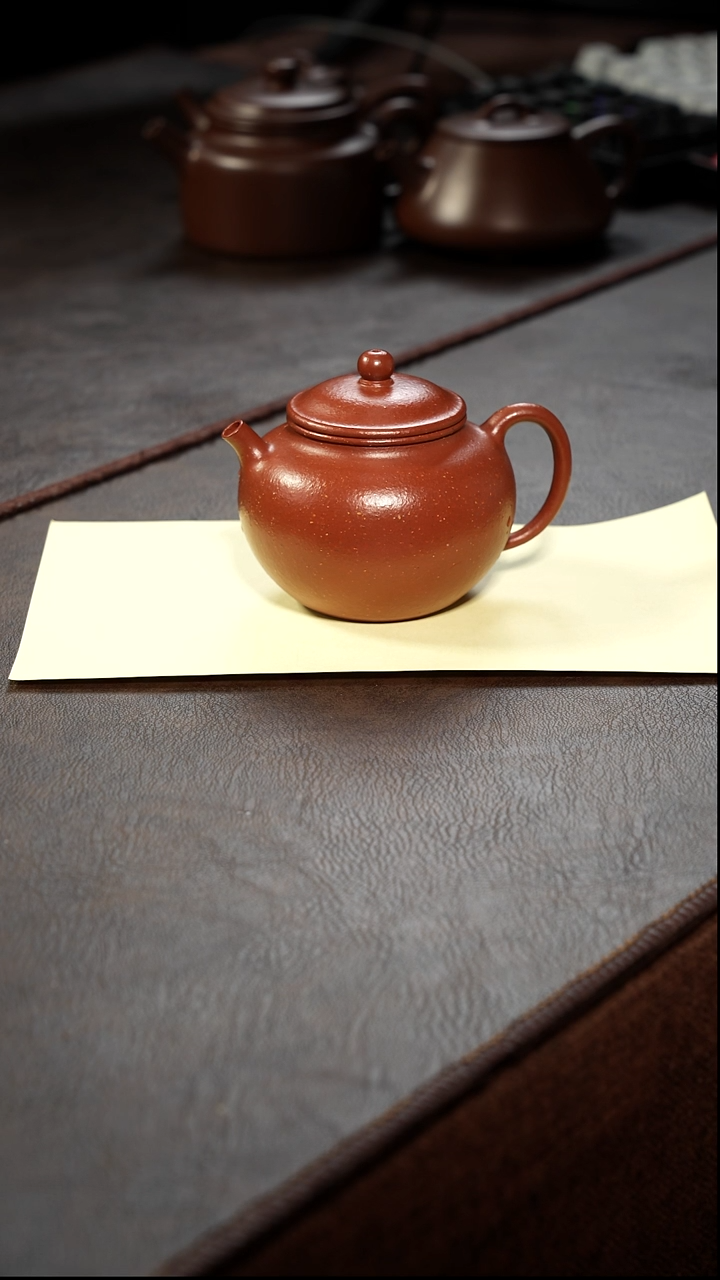 茶壶紫砂壶·13红降坡贡珠150cc